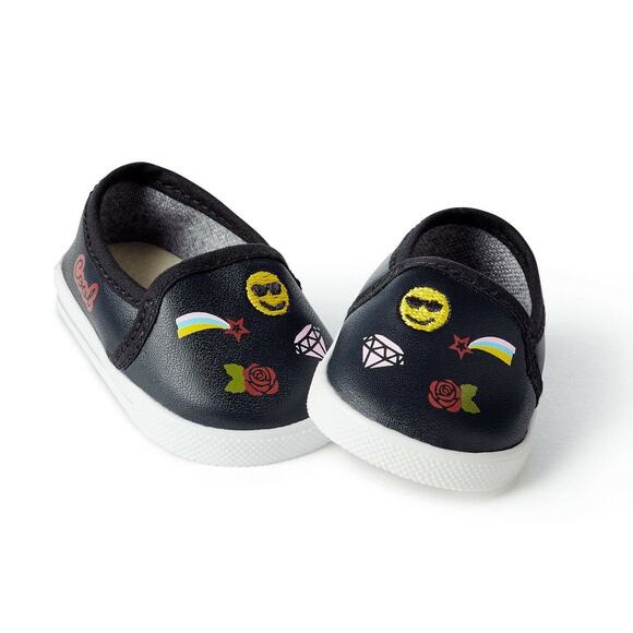 NEW American Girl Doll COOL EXPRESSIONS SHOES Emoji Rainbow Diamond Smiley Face! - Picture 2 of 4